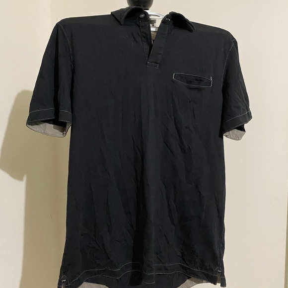 banana republic fitted pima polo